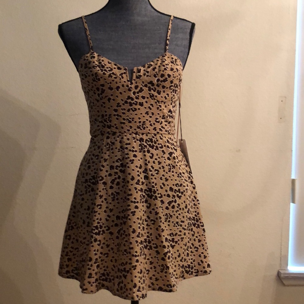 Leopard mini dress